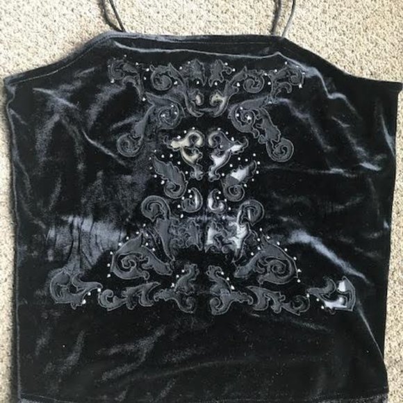 Black Velvet Camisole from Moonlight - Picture 2 of 3